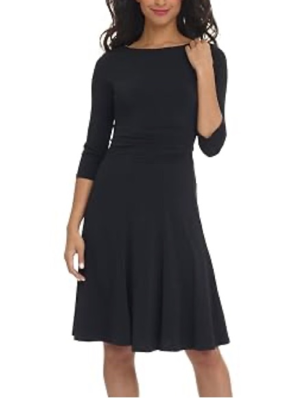 Rekucci 3/4 Sleeve Fit and Flare Dress